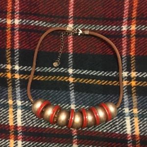 Metal Beaded Necklace